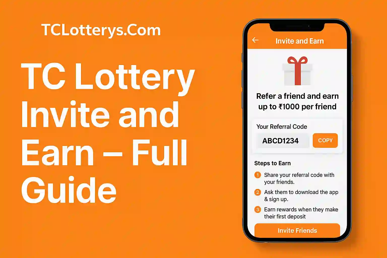 TC Lottery Invite and Earn