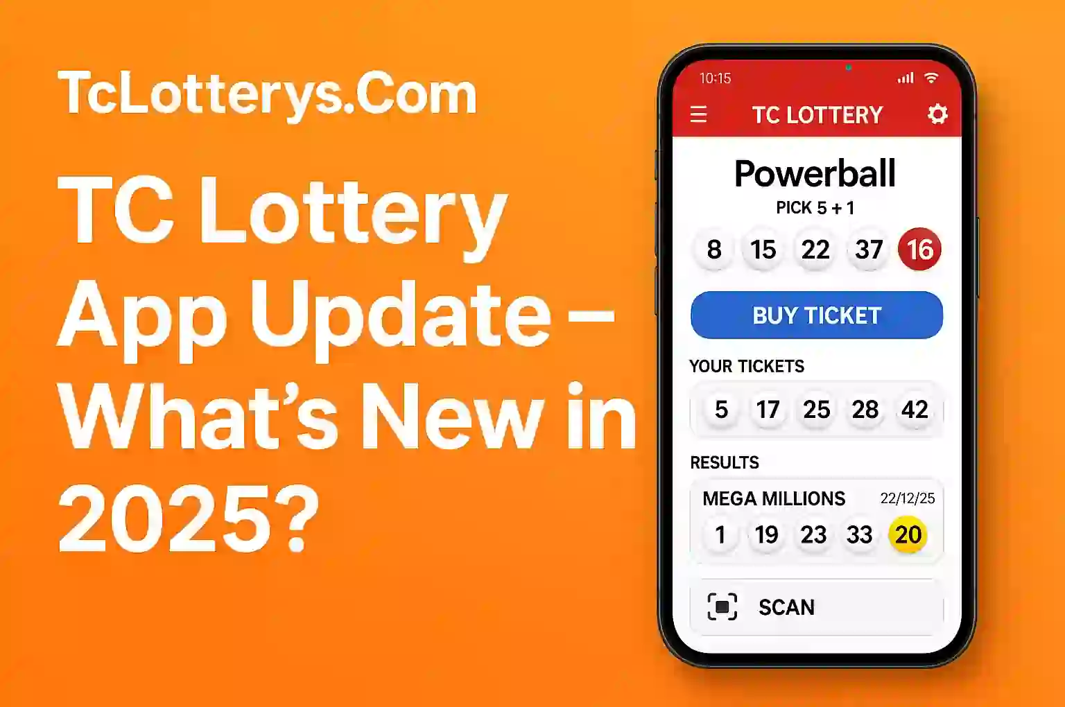 TC Lottery App Update