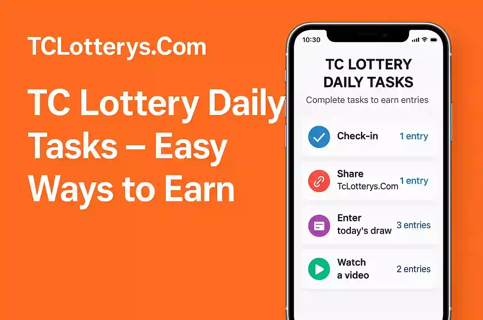 TC Lottery Daily Tasks