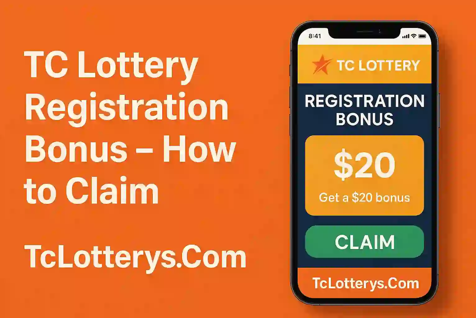 TC Lottery Registration Bonus Claim
